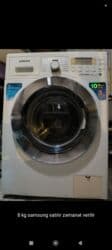 kofe masin: Paltaryuyan maşın Samsung, 8 kq, İşlənmiş, Avtomat, Qurutmasız, Kredit yoxdur, Ödənişli çatdırılma, Ünvandan götürmə, Rayonlara çatdırılma — 1