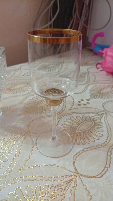 культура тибета чай купить в баку: Məişət qabları dəsti - Qırmızı rəngli şüşə/çex kristalı üslubunda — 5