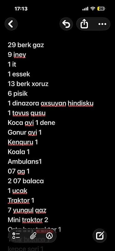 it sekil: Müxtəlif heyvanlar, nəqliyyat vasitələri və texnika üçün siyahı dəsti — 1