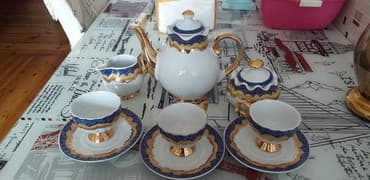 Çay dəsti, rəng - Ağ, Farfor, Rusiya