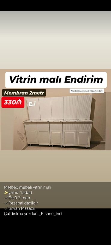 turk metbex mebelleri: Mətbəx mebeli, müxtəlif ölçülərdə və dizaynlarda. Rəng seçimi — 3