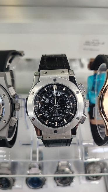 Qol saatları və aksesuarlar: Yeni, Qol saatı, Hublot, rəng - Gümüşü — 10