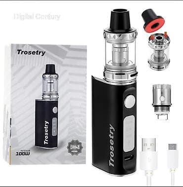 acki sekilleri: Üzərində 3 ədəd yağ hədiyyə Trosetry 100W Elektron Siqaret (Vape) — 4