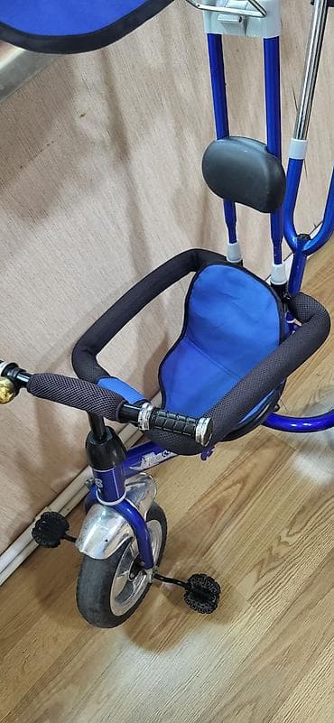 Велосипеды: Uşaq üçün üçtəkərli velosiped – valideyn idarəetməli model. Hec bir — 3