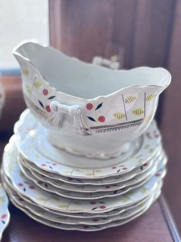 uakeen производитель: Обеденный набор, цвет - Белый, Фарфор — 3