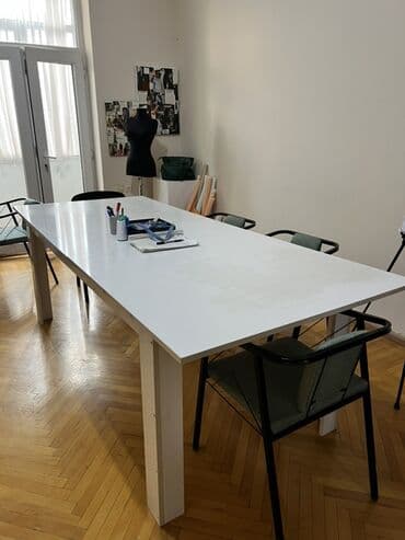 Derzi stolu ucunde uygundur, stullar șkaf stollar atelye baglandigi