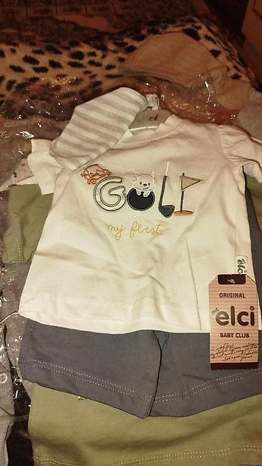 brend usaq geyimləri: Uşağ paltarları hər biri tezedi eldedi satılır kim almaq istəsə yaza — 5