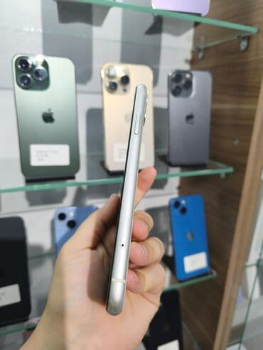 iphone 11 yaddaş: IPhone 11, 128 GB, Ağ, Face ID — 6