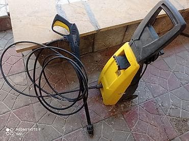 elektrik samavar: Yüksək təzyiqli yuyucu aparat - Elektrikli portativ model, sarı-qara — 2