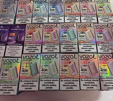 Vozol Vista 40000 birdəfəlik elektron siqaretlər - Çəkim sayı: 40K