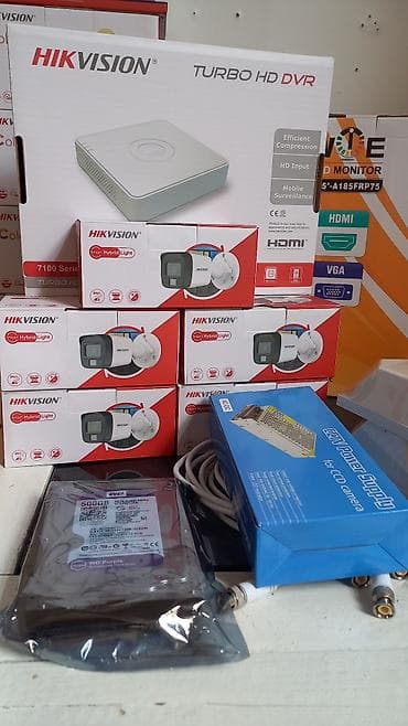 iphone ikinci el: Hikvision video müşahidə sistemi komplekti Məzmun: - DVR: Hikvision — 1