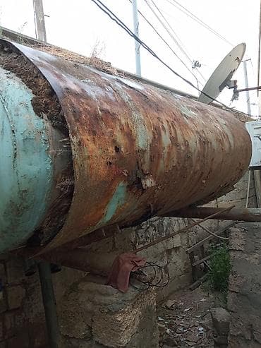 tank pro 3: Metall su çəni – iri həcimli, silindrik tip - Material: qalın divarlı — 2
