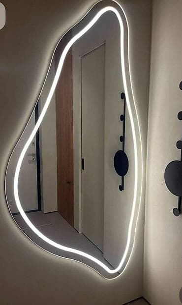 Güzgü Divar üçün, Dekorativ, Arxa işıqlı