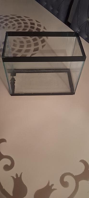 Dördbucaq akvarium, Boş, 17 l, Pulsuz çatdırılma