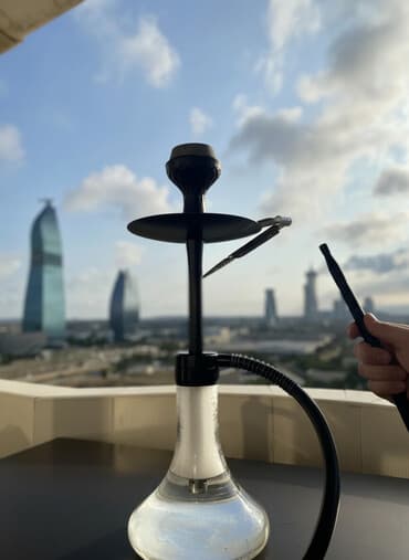 multivita sistemi: Şüşə kolba və metal gövdəli nargilə (qəlyan Boss E29) real alıcıya — 2