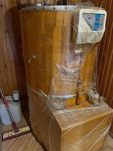 jakkuzi: Ağac buxar çəlləyi – rəqəmsal idarəetmə paneli ilə - Material: qalın — 3