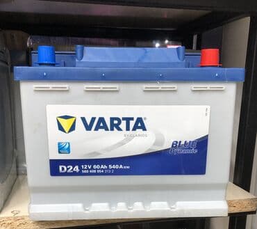 akkumlyator: Varta, 60 ah, Orijinal, Almaniya, İşlənmiş — 1
