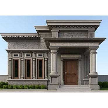 kubik daş: Profil Divara bərkidilən Karniz — 1