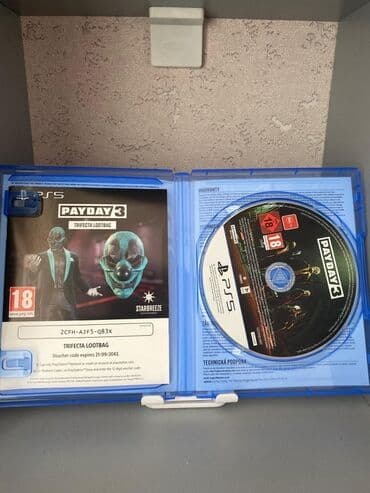 pls 5: PlayStation 5 üçün "PAYDAY 3 Day One Edition" video oyunu. Bu nəşr — 4