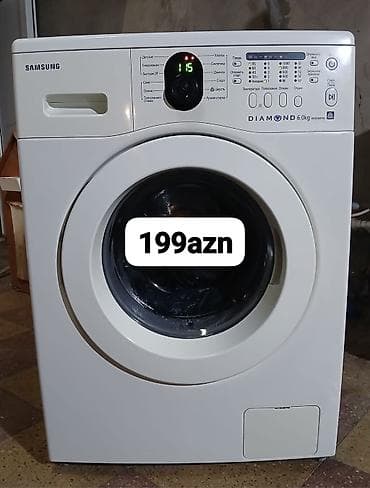 Стиральная машина Samsung, 6 кг, Автомат, Без сушки, Нет кредита