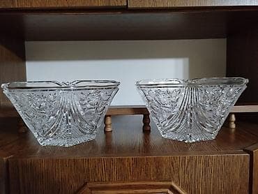 Xrustal meyvə - konfet qabı yenidi istifadə olunmayıb Qiyməti 40 AZN