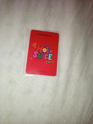 Babymonster hot souse red vers original photo cardlar heç bir hasarı — 7