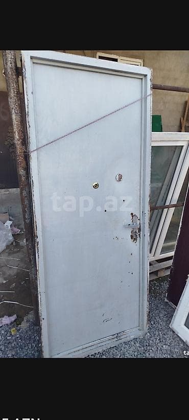 qapi demir qapi seyf qapi: Metall qapılar – müxtəlif modellər - Material: qalın metal/seyf tipli — 5