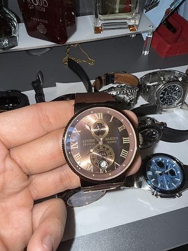 Qol saatları və aksesuarlar: İşlənmiş, Qol saatı, Ulysse, rəng - Qəhvəyi — 1