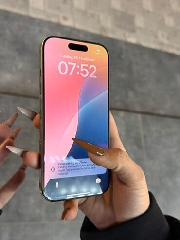 telefon nabran: IPhone 16 Pro, 256 GB, Natural Titanium, Zəmanət — 6