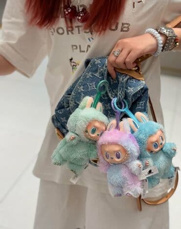 i̇nteraktiv oyuncaq itlər: Labubu Kukla ● Labubu Yumuṣaq kuklalar ● Kola ve Sade olani var ● — 18