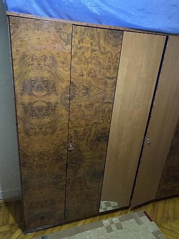 gencede qapilar: 6 qapı, Qəhvəyi, Taxta, Açılan, Düz dolab — 3