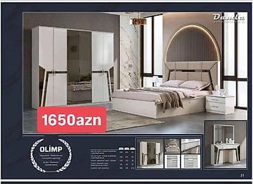 spalni destleri: İkinəfərlik çarpayı — 1