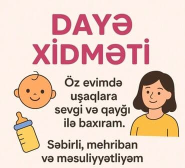 SAATLİQ GUNLUK VE AYLİQ USAQ BAXİMİ TECRUBE VAR HERYASDA USAQLA