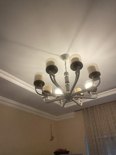 mini sauna: Çılçıraq, 8 lampa, Şüşə — 1