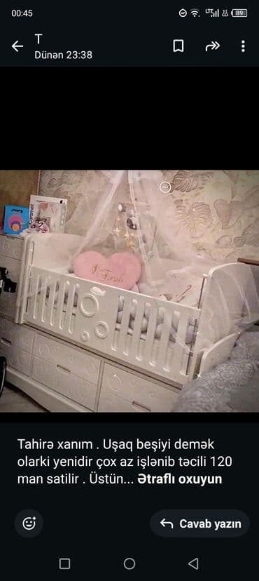 uşaq beşikləri sədərək: Oğlan və qız üçün, Dördbucaq, Beşik, Dəstsiz, Yellənmə mexanizm ilə — 1