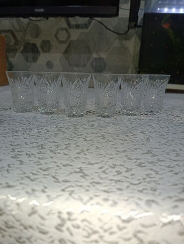 Qədəhlər, Xrustal, 6 ədədli dəst, Çexiya lalafo.az -da Qədəhlər, Xrustal, 6 ədədli dəst, Çexiya