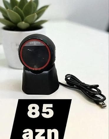 Barkod oxuyucular, skanerlər: Masaüstü 2D barkod oxuyucu - 360° skan edən masaüstü model — 4