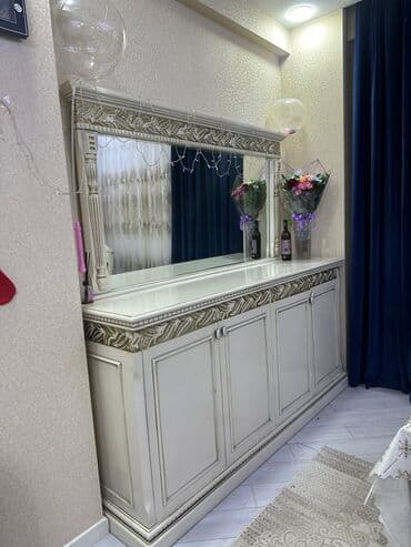 резная мебель из дерева: Klassik üslubda yemək otağı üçün mebel dəsti Tərkibi: - Geniş — 1