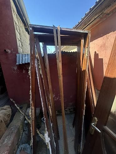 avropa qapi: Daxili otaq qapısı – ağac materialdan, təbii ağac naxışlı şpon — 5