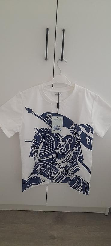 ağ futbolka: Futbolka, Burberry, S, rəng - Ağ — 1