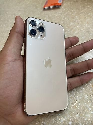 iphone 12 ağ: IPhone 11 Pro, 256 GB, Qızılı, Face ID — 4