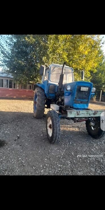 sürücülük vəsiqəsi tələb etməyən motosiklet: Mavi rəngli təkərli traktor - Kabinli, ön qoruyucu şüşə və yan — 7