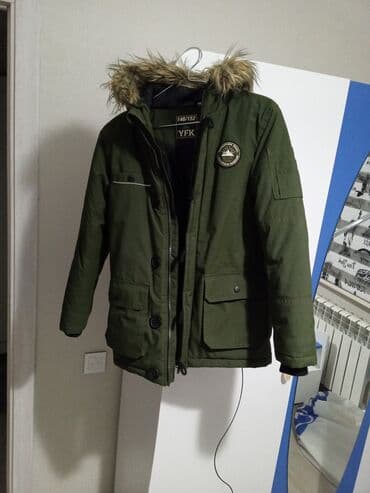 Uşaq üçün qış parkası – Y.F.K. brendi - Rəng: zeytun-yaşıl - Ölçü