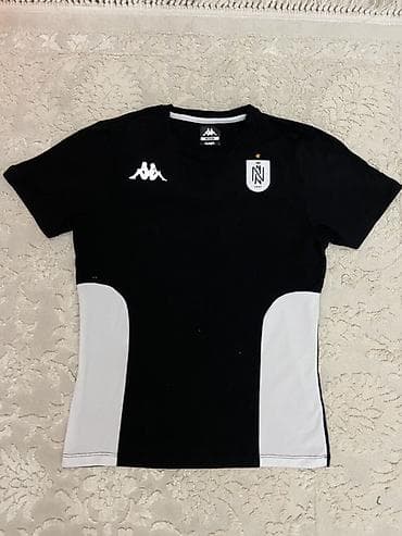 Верхняя одежда: Мужская футболка, Kappa, S, цвет - Черный — 1