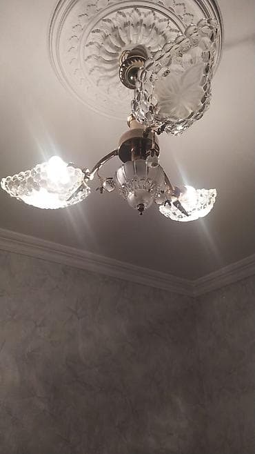 Çılçıraq, 3 lampa, Şüşə — 1