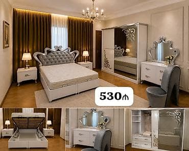işlənmiş yataqlar: Endirim🛑🛑Yataq dəsti 530₼. Türkiyə istehsalıdır. Matrası var.Ünvan — 1
