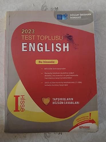 Buraxlış imtahanına hazırlaşmaq üçün ingilis dili test toplusu 2023 cü — 1