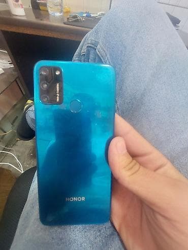 hisense infinity e9: Honor 9A, 64 GB, rəng - Mavi, Barmaq izi — 3