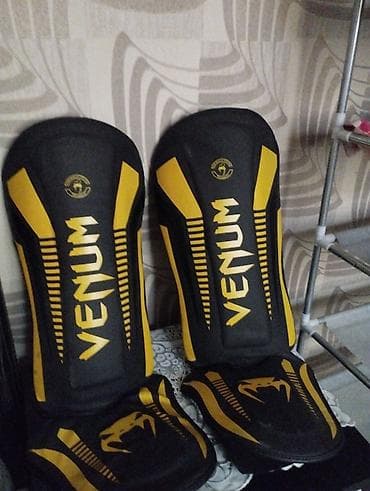 scooter az: Venum şin qoruyucuları (shin guards) – sarı/qara dizayn - Növ: Döyüş — 4
