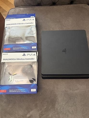 redmi note 6 pro: Məhsul: Sony PlayStation 4 (PS4) Slim konsolu + 2 ədəd DualShock 4 — 4